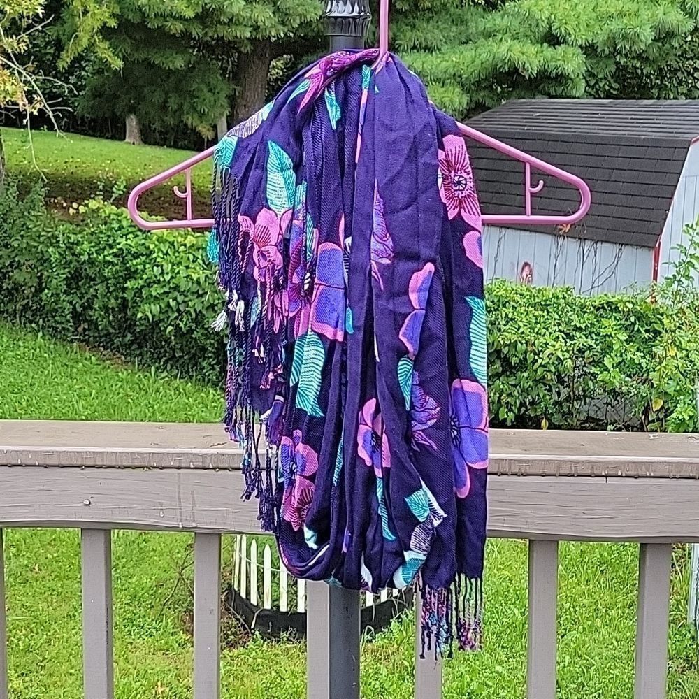 Floral scarf